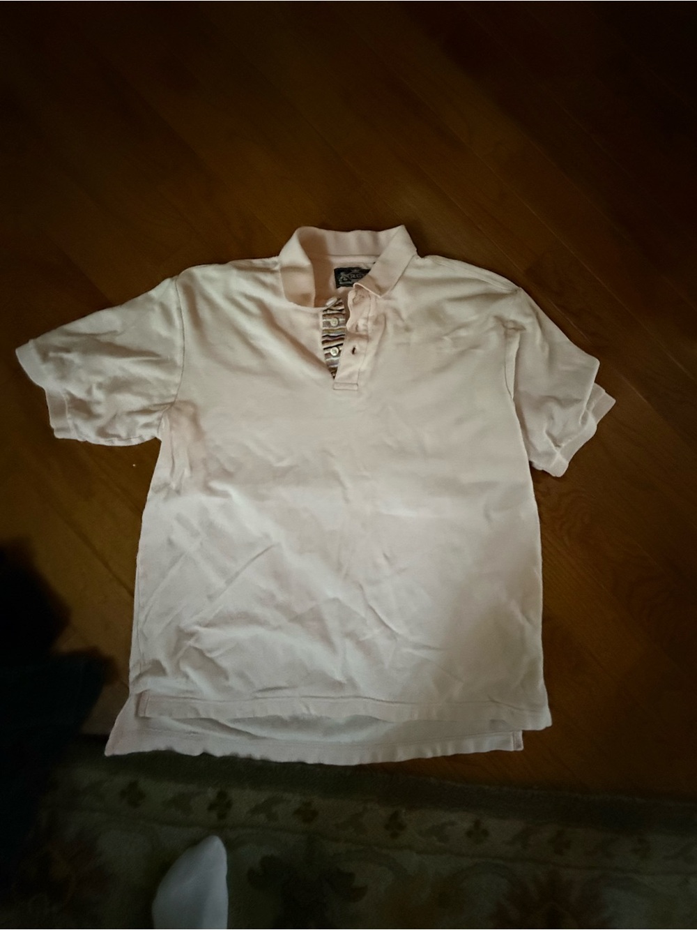 Robert Graham Pale Pink Short-Sleeve Polo